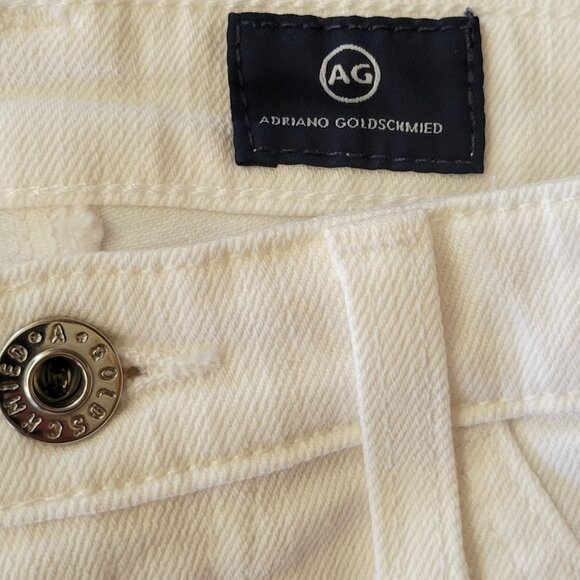 Adriano Goldschmied Mid-Rise Stilt Crop Cigarette Leg White Jean NEW - Picture 11 of 14